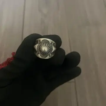 앰프 재팬 네이티브 아메리칸 실버 925 태양 모티브 반지