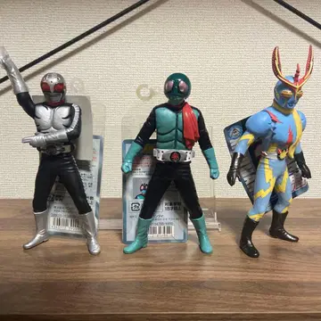 소프비혼 가면라이더 구 1호 가면라이더 슈퍼 1 썬더맨 3개 세트