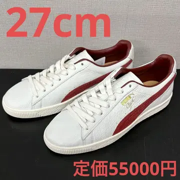 푸마 크라이드 메이드 인 이탈리아 27cm 화이트/레드 이탈리아제