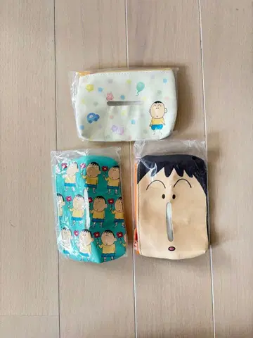 맹구 어소트 컬렉션 파우치 3개