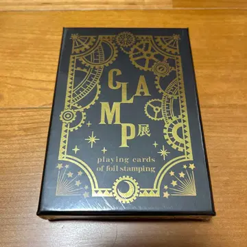 CLAMP전 한정판 금박 카드놀이
