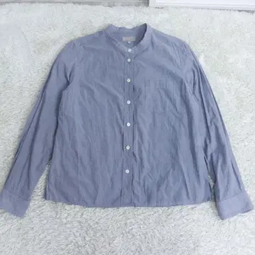 MARGARET HOWELL 밴드 카라 코튼 셔츠 사이즈 3