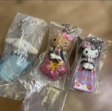 산리오 헤이세이 갸루 참 일광화상 키티 쿠로미 시나몬