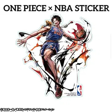 ONE PIECE x NBA 스티커 원피스 에이스