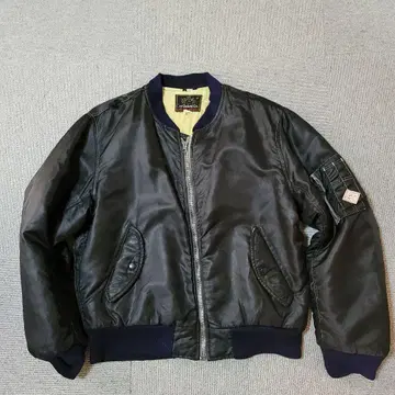 70s 이탈리아제 Oxford Co. MA-1 자켓 블랙