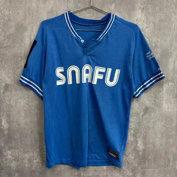 새상품급 빈티지 80~90s 파랑 반팔 T셔츠 FREE SIZE