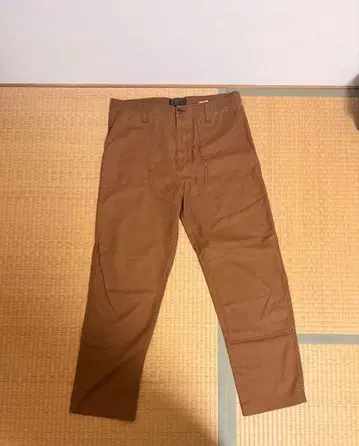 FILSON 브라운 덕 워크 팬츠 M 탈론 지퍼