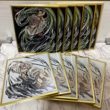 귀멸의 칼날 시나즈가와 사네미 겐야 아크릴 색지 엽서 씰 외