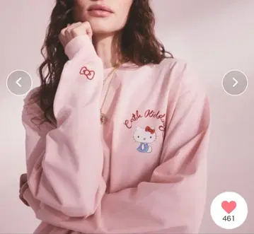 Cath Kidston x Hello Kitty 롱 슬리브 티셔츠