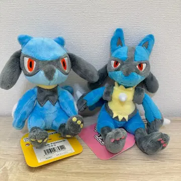 포켓몬 fit 리오르 루카리오 세트 봉제 인형 택 포함 새상품