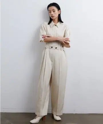 카사플라인 스텐칼라 콤비네존 내추럴