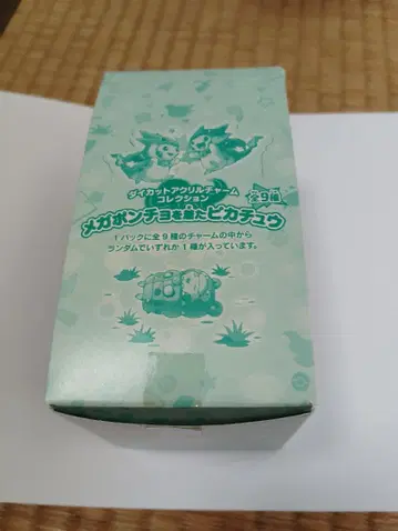 다이컷 아크릴 참 컬렉션 메가 판초를 입은 피카츄 전 9종