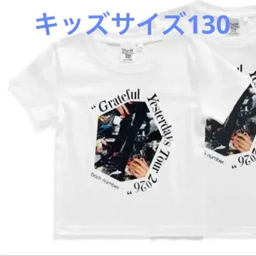 [ 미개봉 ] backnumber 투어 T셔츠 키즈 사이즈 M 화이트