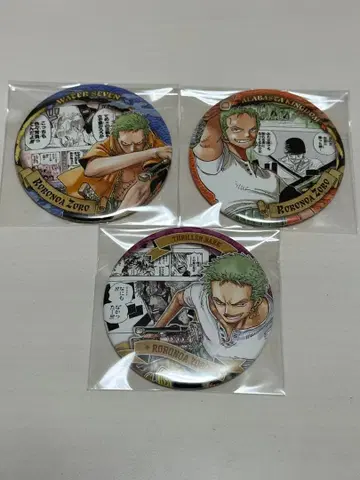 원피스 컬렉션 캔뱃지 히어로즈 로로노아 조로