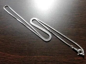 새상품 실버 925 베네치안 체인 목걸이 각인 약 1.2mm 50cm