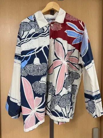 ZARA SRPLS LIMITED EDITION 플라워 무늬 셔츠