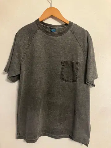 Good On 반팔T셔츠 (블랙) 피그먼트 안료 염색 일본제 L사이즈