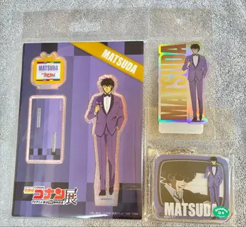 명탐정 코난전 마츠다 진페이 아크릴 스탠드 키링 스티커 묶음 판매