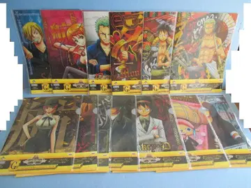 원피스 무기와라 스토어 콜라보 클리어 파일 13종 26매 제일복권 G상