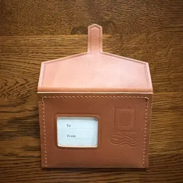 천연 가죽 카드 명함지갑