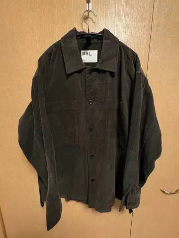 MHL. 코듀로이 셔츠 자켓 브라운