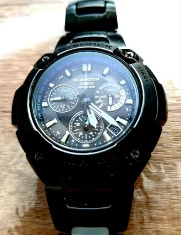 작동품 카시오 G-Shock MR-G7500BJ 크로노그래프 티타늄