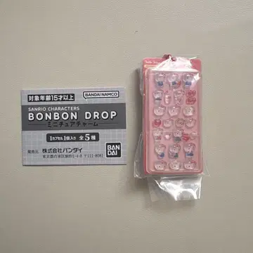 산리오 모자 꽁지 드롭 미니어처 참 헬로키티 가챠가챠