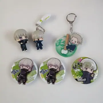 주술회전 이누마키 토게 모음 쪼꼬만 걸이 피규어 캔뱃지 키링