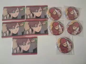 NARUTO 가아라 클리어 카드 캔뱃지 세트