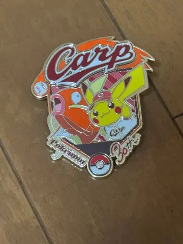 히로시마 카프 오리지널 포켓몬 핀 배지 피카츄 카프 30주년