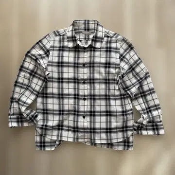 MARGARET HOWELL 체크 무늬 긴팔 셔츠