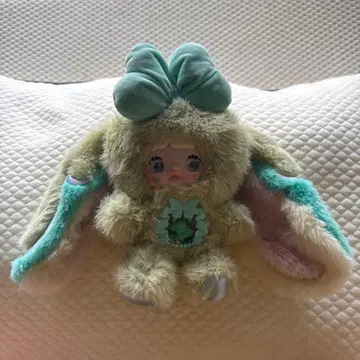 Nommi 이세계 그린 토끼 늘어진 귀 키링