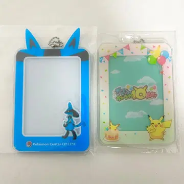 포켓몬 센터 두근두근 미니게임 A상 아크릴 카드 케이스 피카츄 루카리오