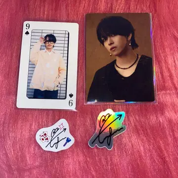 MAZZEL 에이키 bmsg 페스 카드놀이 트레이딩 카드 스티커 사인