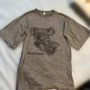 80s 빈티지 T셔츠 그레이