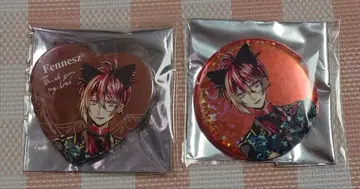 악마 집사와 검은 고양이 아쿠네코 난자타운 캔뱃지 페네스 2개 세트