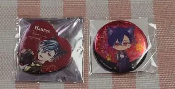 악마 집사와 검은 고양이 아쿠네코 난자타운 캔뱃지 하울레스 2점 세트