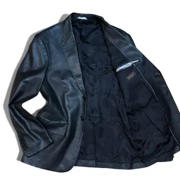 새상품급 폴스미스 컬렉션 라무 가죽 자켓 블랙