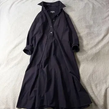 마가렛호웰 파인코튼 샴브레이 셔츠 롱 원피스