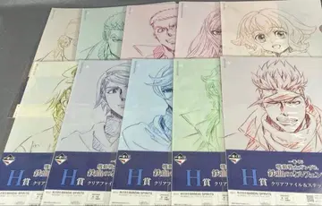 제일복권 기동전사 건담 철혈의 오펀스 H상 클리어 파일 & 스티커