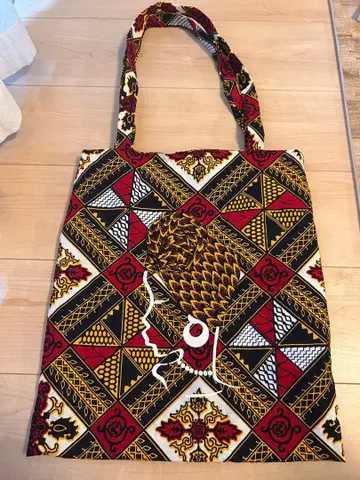 아프리칸 프린트 토트백