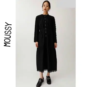 새상품 MOUSSY LACE FLARE DRESS 레이스 플레어 원피스