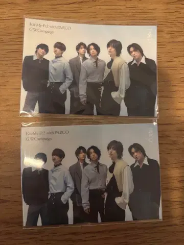 키스마이 PARCO G.W. Campaign 스티커 2장 세트
