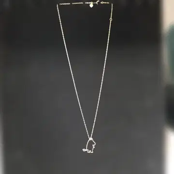 초레어 무민 실루엣 목걸이 k10