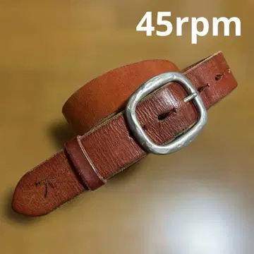 45rpm 카우 가죽 벨트