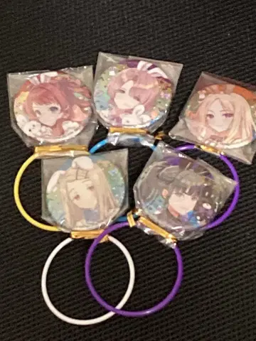 학원 아이돌 마스터 캔뱃지 5종 세트