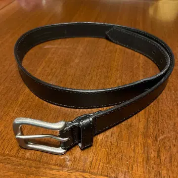 [새상품급] SHIPS 블랙 가죽 벨트 32