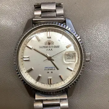 빈티지 오리엔트 달력 오토 AAA 스위머 시계