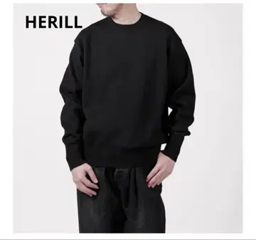 미사용 새상품 택 포함 HERILL 헤릴 코튼 소재 크루넥 니트