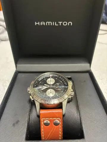 HAMILTON X-Wind 자동 감기 크로노그래프 손목시계